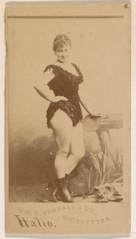 William S. Kimball & Company, Miss Italio, from the Actresses series (N203) issued by Wm. S. Kimball & Co.