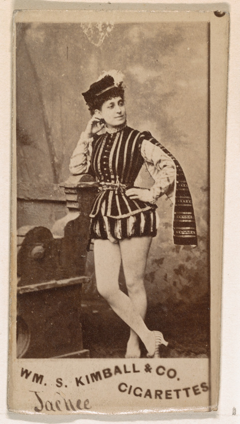 William S. Kimball & Company, Miss Jaenee, from the Actresses series (N203) issued by Wm. S. Kimball & Co.