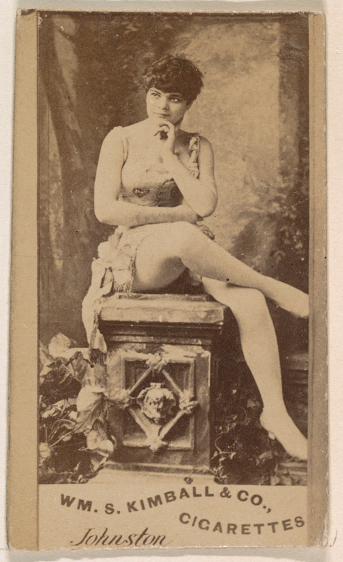 William S. Kimball & Company, Miss Johnston, from the Actresses series (N203) issued by Wm. S. Kimball & Co.