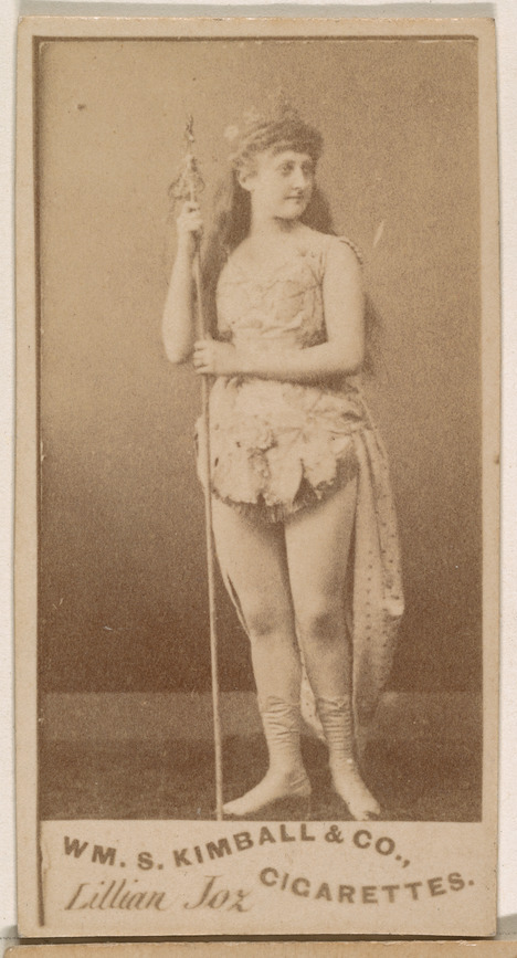 Lillian Jox, from the Actresses series (N203) issued by Wm. S. Kimball & Co.