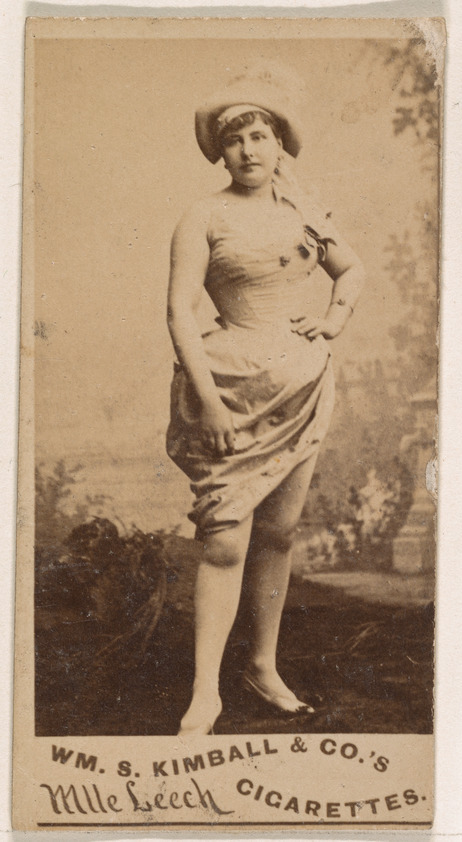 William S. Kimball & Company, Mlle. Leech, from the Actresses series (N203) issued by Wm. S. Kimball & Co.