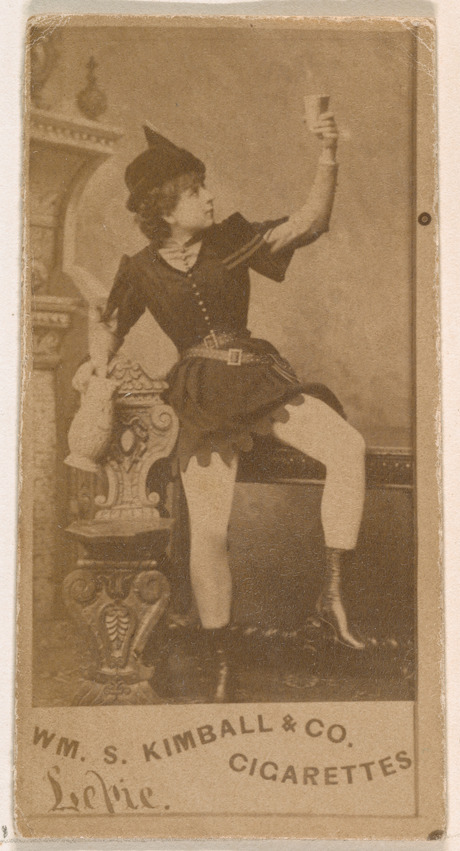 William S. Kimball & Company, Miss Lepie, from the Actresses series (N203) issued by Wm. S. Kimball & Co.