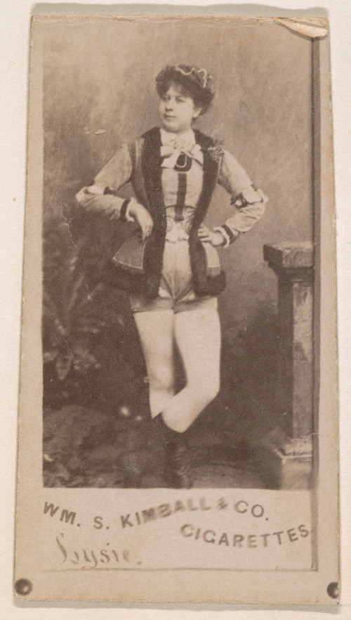 William S. Kimball & Company, Miss Lysie, from the Actresses series (N203) issued by Wm. S. Kimball & Co.