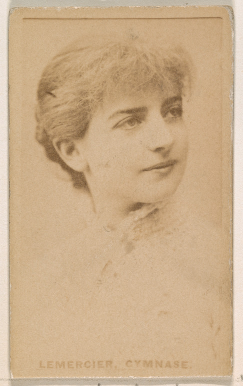 William S. Kimball & Company, Lemercier, Gymnase, from the Actresses series (N203) issued by Wm. S. Kimball & Co.