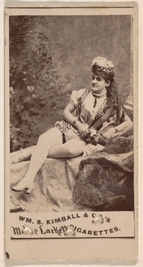 William S. Kimball & Company, Miss Larkett, from the Actresses series (N203) issued by Wm. S. Kimball & Co.