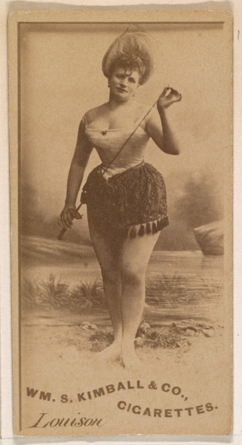 William S. Kimball & Company, Miss Louison, from the Actresses series (N203) issued by Wm. S. Kimball & Co.