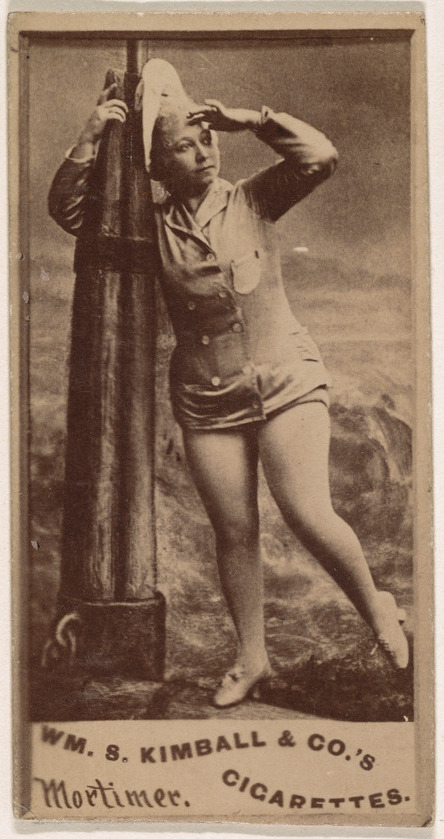William S. Kimball & Company, Miss Mortimer, from the Actresses series (N203) issued by Wm. S. Kimball & Co.