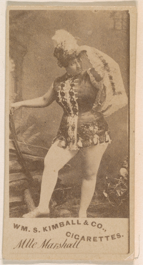 William S. Kimball & Company, Mlle Marshall, from the Actresses series (N203) issued by Wm. S. Kimball & Co.