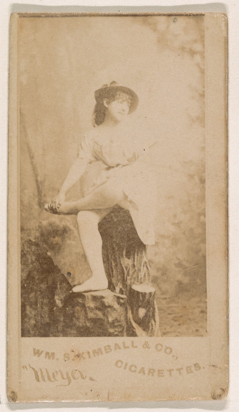 William S. Kimball & Company, Miss Meyer, from the Actresses series (N203) issued by Wm. S. Kimball & Co.