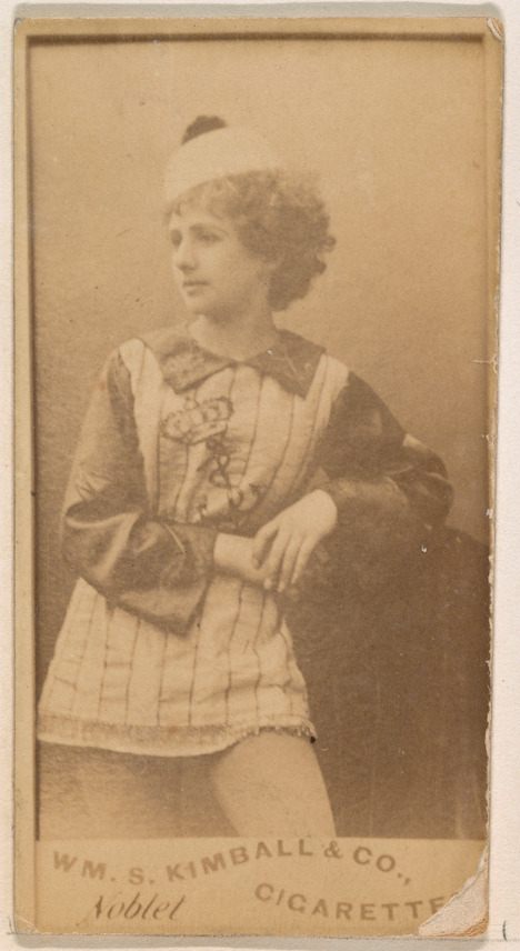 William S. Kimball & Company, Miss Noblet, from the Actresses series (N203) issued by Wm. S. Kimball & Co.