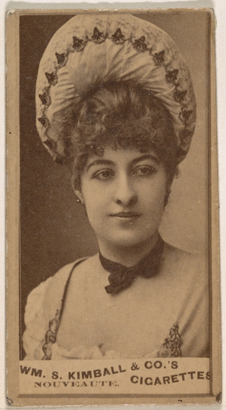 William S. Kimball & Company, Miss Nouveaute, from the Actresses series (N203) issued by Wm. S. Kimball & Co.
