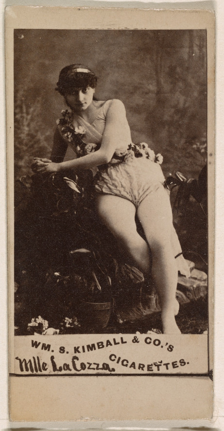 William S. Kimball & Company, Mlle. La Cozza, from the Actresses series (N203) issued by Wm. S. Kimball & Co.