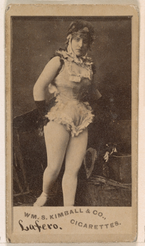 William S. Kimball & Company, Miss Lafero, from the Actresses series (N203) issued by Wm. S. Kimball & Co.