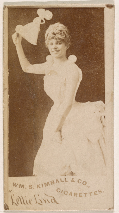 William S. Kimball & Company, Lettie Lind, from the Actresses series (N203) issued by Wm. S. Kimball & Co.