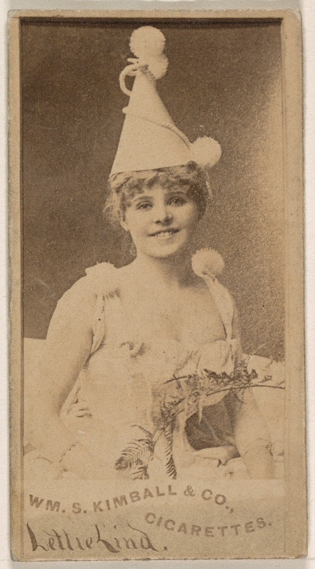 William S. Kimball & Company, Lettie Lind, from the Actresses series (N203) issued by Wm. S. Kimball & Co.