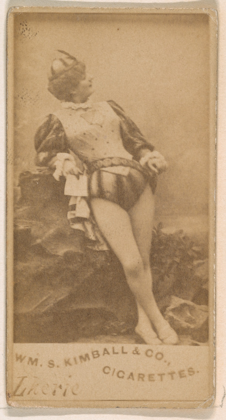 William S. Kimball & Company, Miss Lherie, from the Actresses series (N203) issued by Wm. S. Kimball & Co.