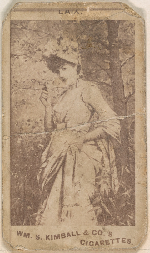 William S. Kimball & Company, Miss Laix, from the Actresses series (N203) issued by Wm. S. Kimball & Co.