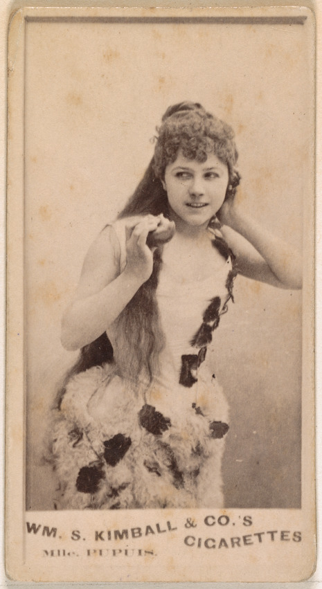 William S. Kimball & Company, Mlle. Pupuis, from the Actresses series (N203) issued by Wm. S. Kimball & Co.