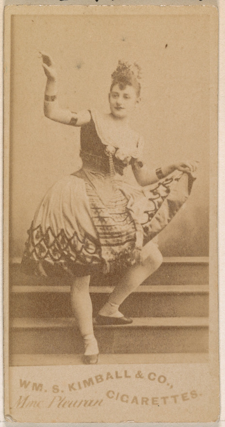 William S. Kimball & Company, Mme. Pleuran, from the Actresses series (N203) issued by Wm. S. Kimball & Co.