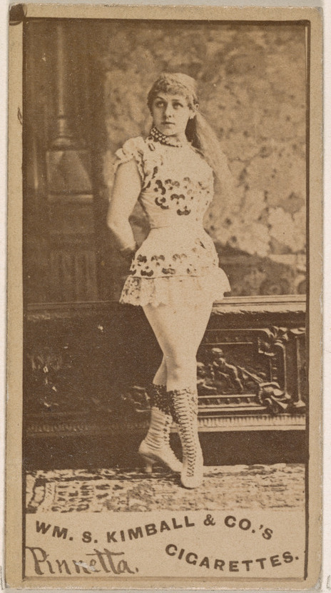 William S. Kimball & Company, Miss Pinnetta, from the Actresses series (N203) issued by Wm. S. Kimball & Co.