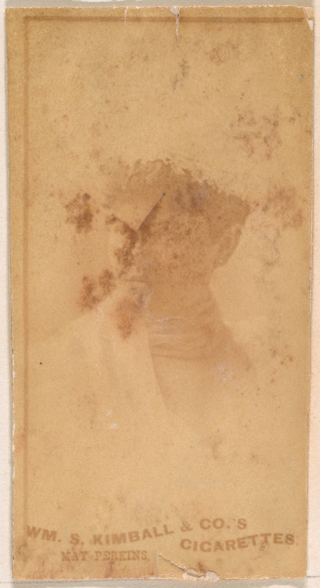 William S. Kimball & Company, May Perkins, from the Actresses series (N203) issued by Wm. S. Kimball & Co.