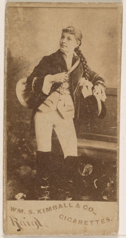 William S. Kimball & Company, Miss Raigl, from the Actresses series (N203) issued by Wm. S. Kimball & Co.