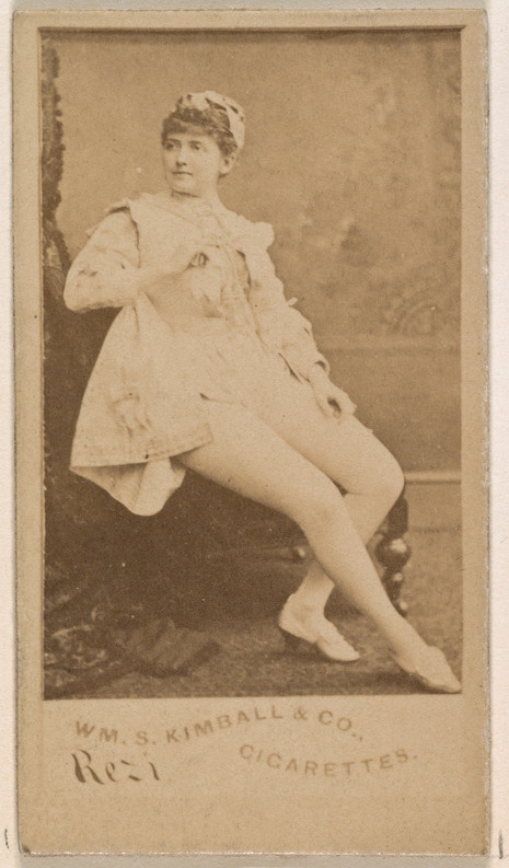 William S. Kimball & Company, Miss Rezi, from the Actresses series (N203) issued by Wm. S. Kimball & Co.