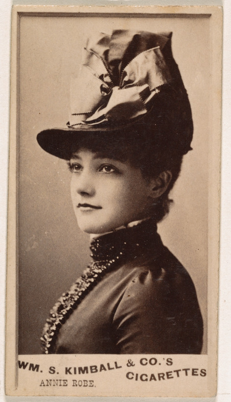William S. Kimball & Company, Annie Robe, from the Actresses series (N203) issued by Wm. S. Kimball & Co.
