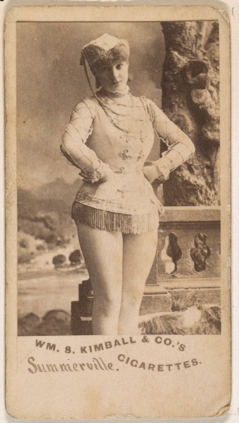 Miss Summerville, from the Actresses series (N203) issued by Wm. S. Kimball & Co.