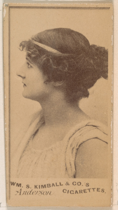 William S. Kimball & Company, Miss Anderson, from the Actresses series (N203) issued by Wm. S. Kimball & Co.
