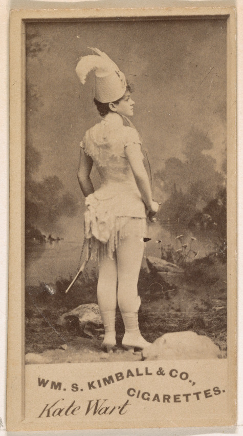 William S. Kimball & Company, Kate Wart, from the Actresses series (N203) issued by Wm. S. Kimball & Co.