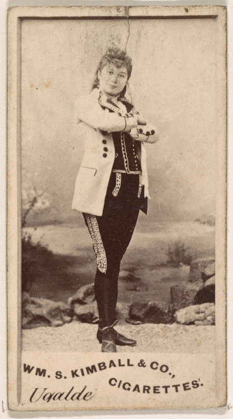 William S. Kimball & Company, Miss Ugalde, from the Actresses series (N203) issued by Wm. S. Kimball & Co.