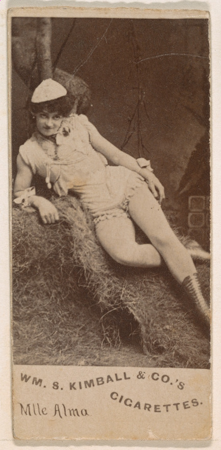 William S. Kimball & Company, Mlle. Alma, from the Actresses series (N203) issued by Wm. S. Kimball & Co.