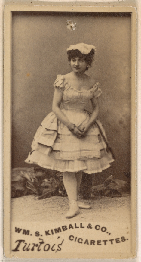 William S. Kimball & Company, Miss Turtois, from the Actresses series (N203) issued by Wm. S. Kimball & Co.