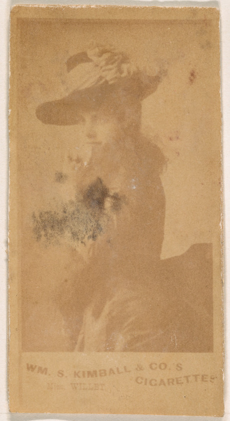 William S. Kimball & Company, Miss Willet, from the Actresses series (N203) issued by Wm. S. Kimball & Co.