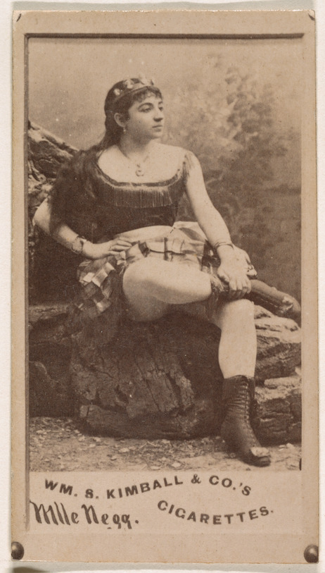 William S. Kimball & Company, Mlle. Negg, from the Actresses series (N203) issued by Wm. S. Kimball & Co.