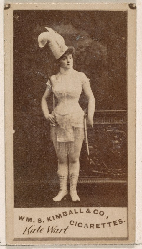 William S. Kimball & Company, Kate Wart, from the Actresses series (N203) issued by Wm. S. Kimball & Co.