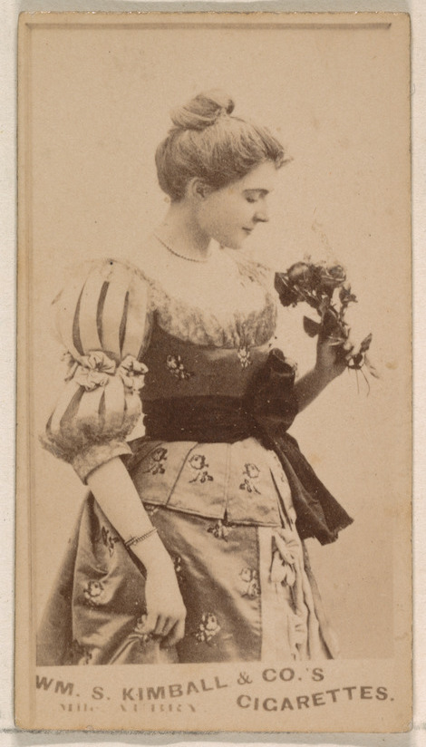 William S. Kimball & Company, Mlle. Aubry, from the Actresses series (N203) issued by Wm. S. Kimball & Co.