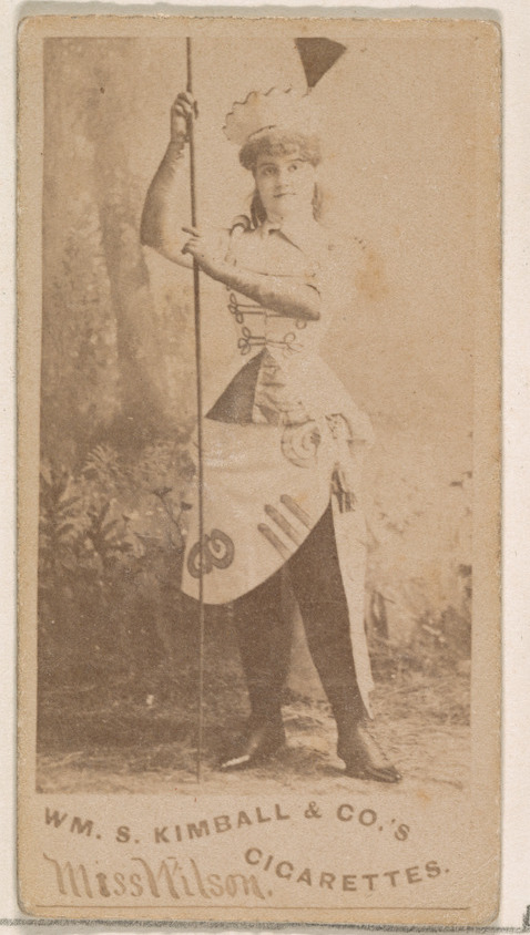 William S. Kimball & Company, Miss Wilson, from the Actresses series (N203) issued by Wm. S. Kimball & Co.