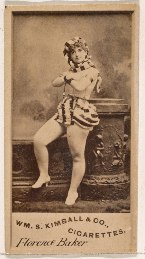 William S. Kimball & Company, Florence Baker, from the Actresses series (N203) issued by Wm. S. Kimball & Co.
