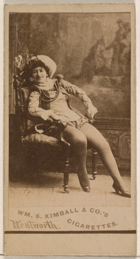 William S. Kimball & Company, Miss Wentworth, from the Actresses series (N203) issued by Wm. S. Kimball & Co.
