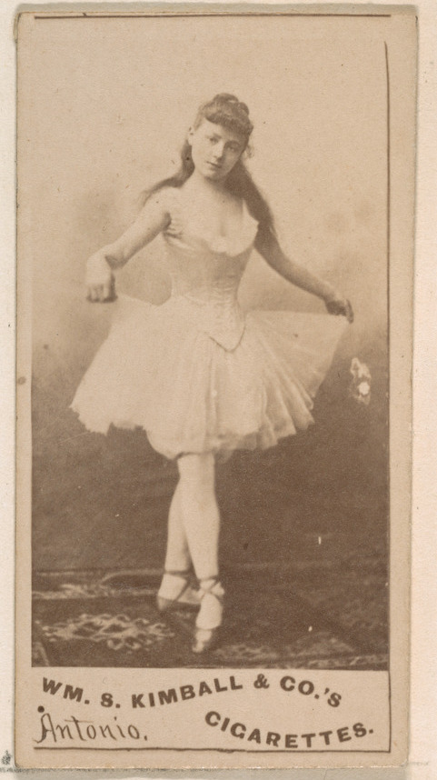 William S. Kimball & Company, Miss Antonio, from the Actresses series (N203) issued by Wm. S. Kimball & Co.