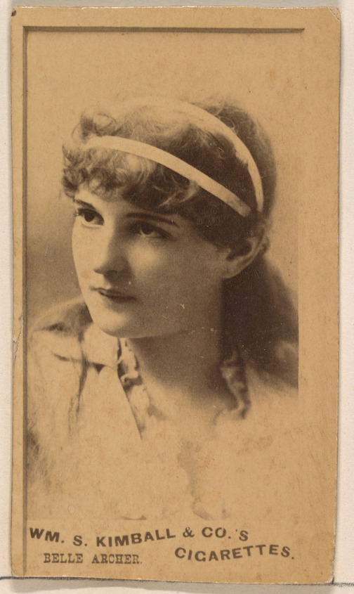 William S. Kimball & Company, Belle Archer, from the Actresses series (N203) issued by Wm. S. Kimball & Co.