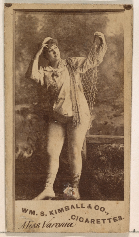 William S. Kimball & Company, Miss Varonia, from the Actresses series (N203) issued by Wm. S. Kimball & Co.