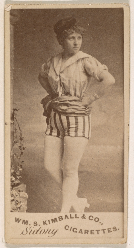 William S. Kimball & Company, Miss Sidony, from the Actresses series (N203) issued by Wm. S. Kimball & Co.