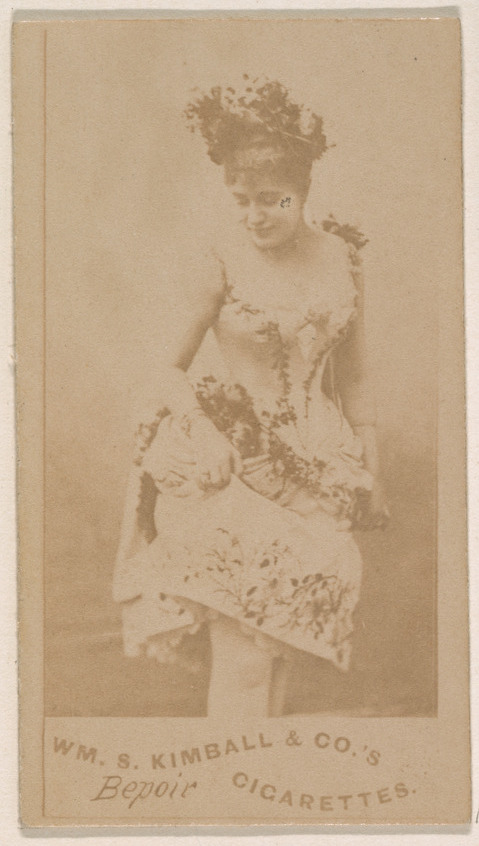 William S. Kimball & Company, Miss Bepoir, from the Actresses series (N203) issued by Wm. S. Kimball & Co.