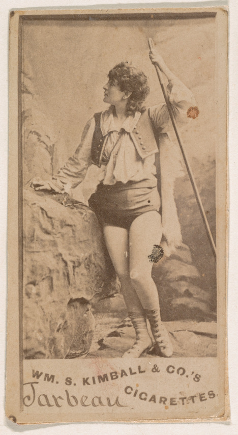 William S. Kimball & Company, Miss Jarbeau, from the Actresses series (N203) issued by Wm. S. Kimball & Co.