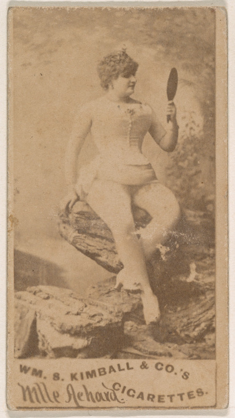 Mlle. Aehard, from the Actresses series (N203) issued by Wm. S. Kimball & Co.