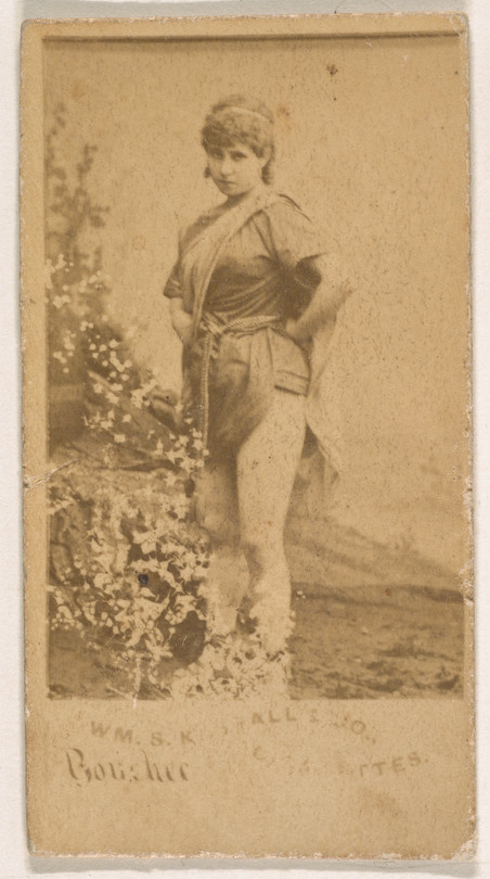 Miss Boushee, from the Actresses series (N203) issued by Wm. S. Kimball & Co.