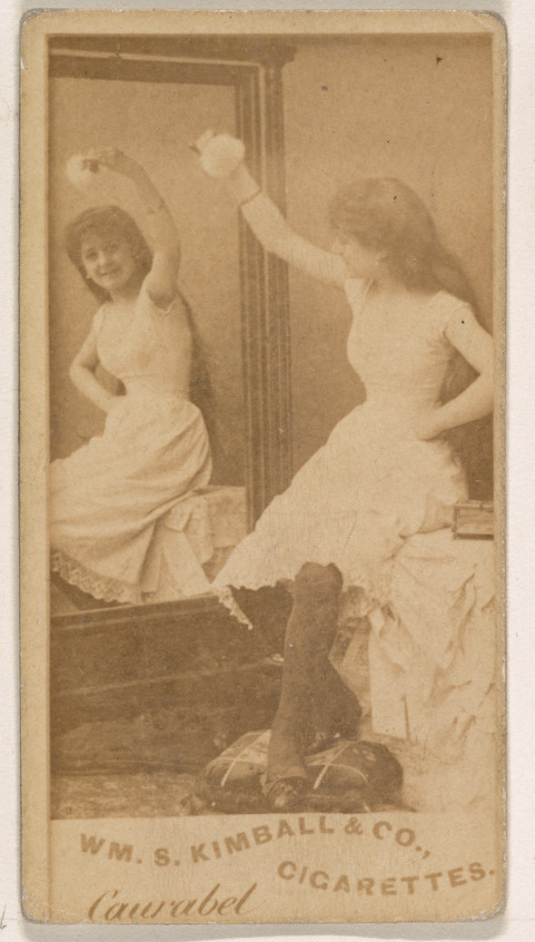 William S. Kimball & Company, Miss Caurabel, from the Actresses series (N203) issued by Wm. S. Kimball & Co.